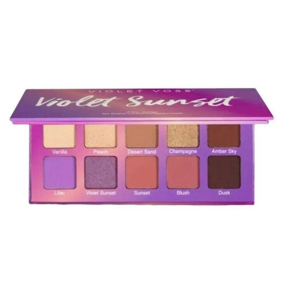 Violet Voss Violet Sunset Eye Shadow Palette 10 Shades $36 Full Size NIB - Picture 2 of 6